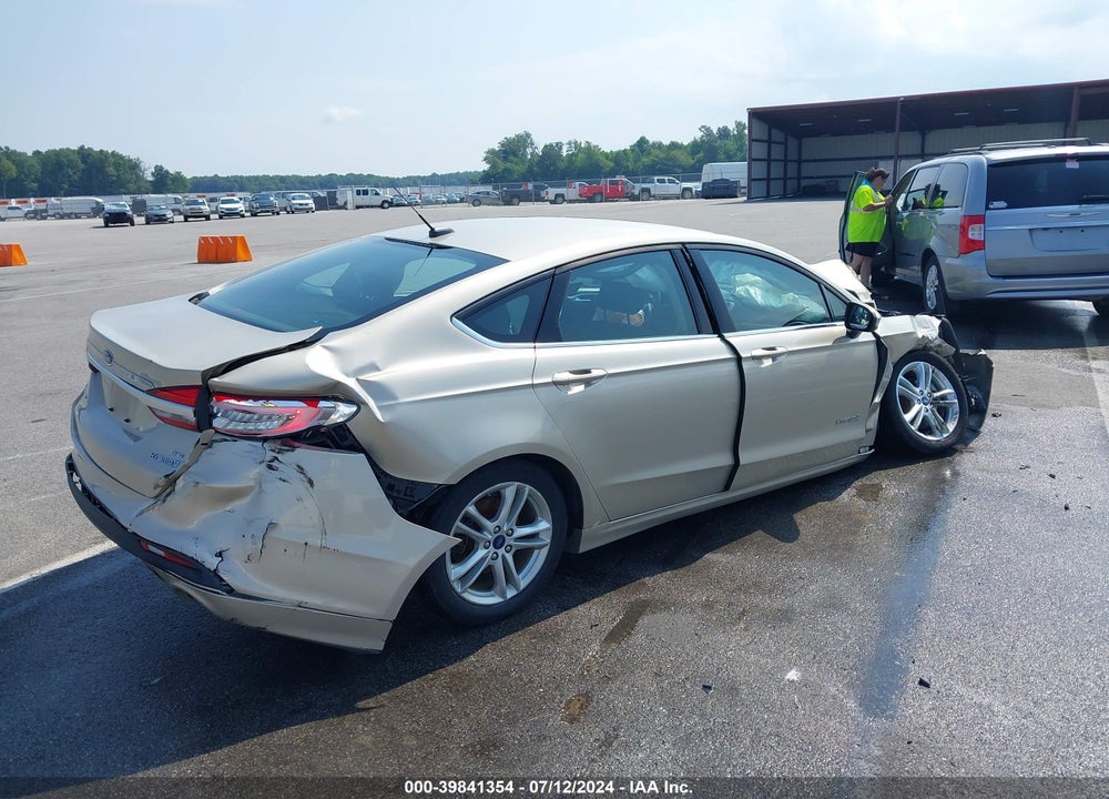 2018 FORD FUSION HYBRID SE VIN: 3FA6P0LU6JR227057