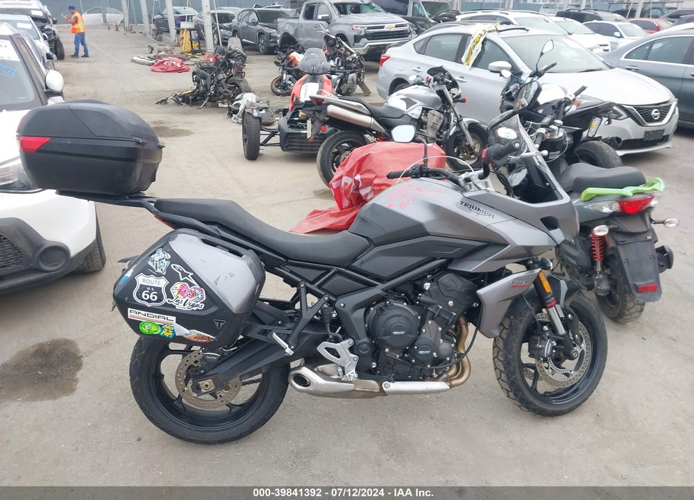2022 TRIUMPH MOTORCYCLE TIGER SPORT 660 VIN: SMTL20UL1NTBB3649