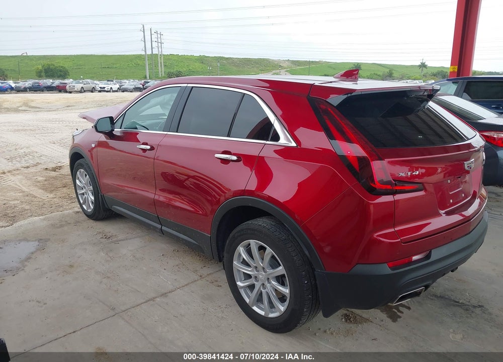 2022 CADILLAC XT4 FWD LUXURY VIN: 1GYAZAR40NF119929