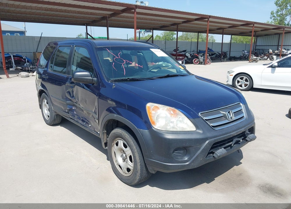 2005 HONDA CR-V LX VIN: JHLRD68545C012854