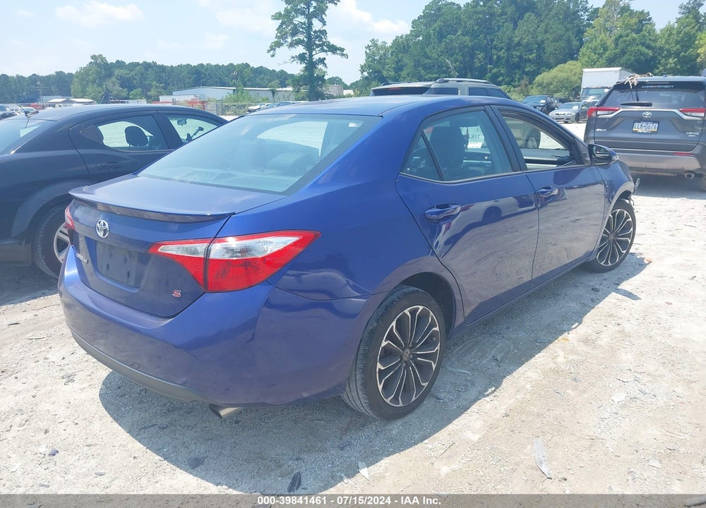2014 TOYOTA COROLLA S PLUS VIN: 2T1BURHEXEC029195