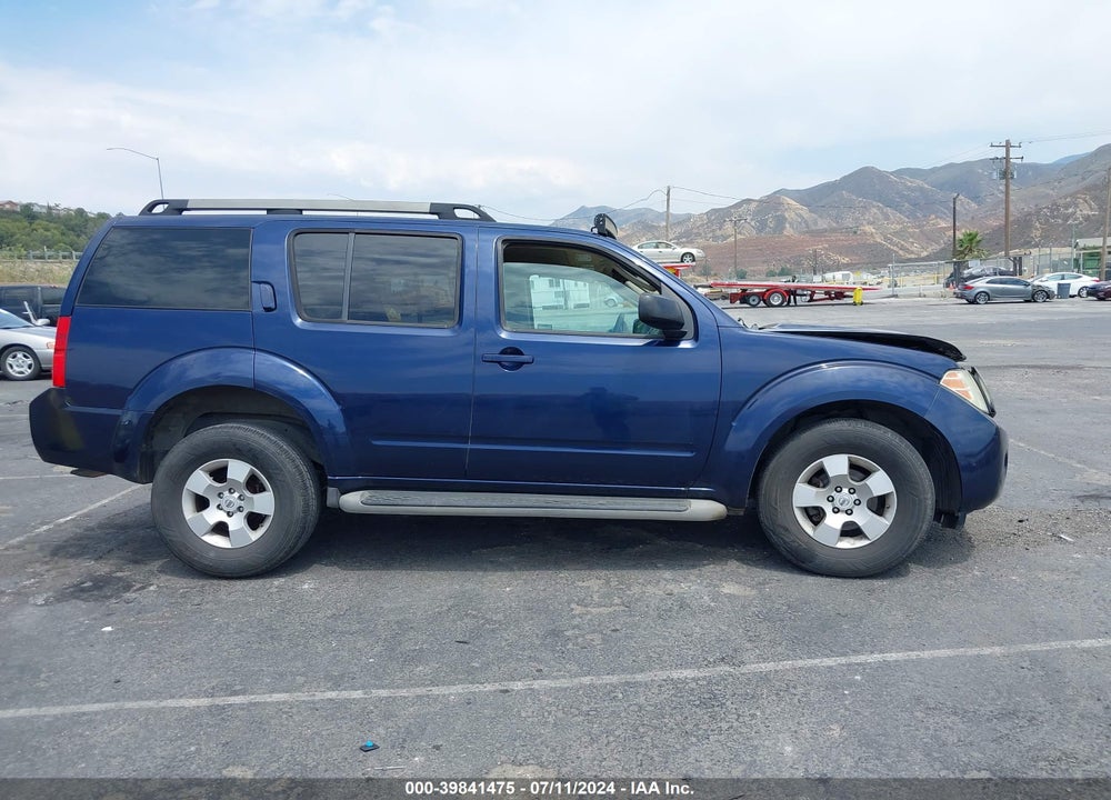 2010 NISSAN PATHFINDER S FE+ VIN: 5N1AR1NN0AC601778