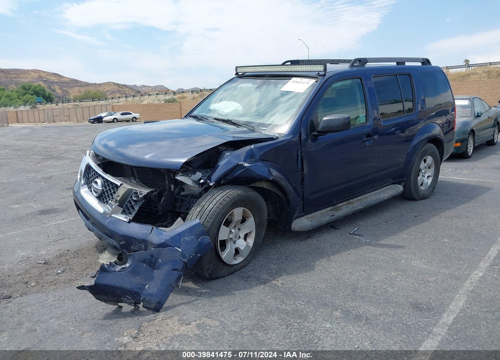 2010 NISSAN PATHFINDER S FE+ VIN: 5N1AR1NN0AC601778