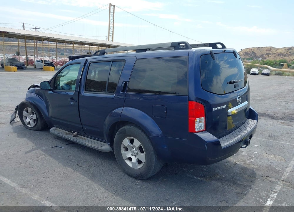 2010 NISSAN PATHFINDER S FE+ VIN: 5N1AR1NN0AC601778