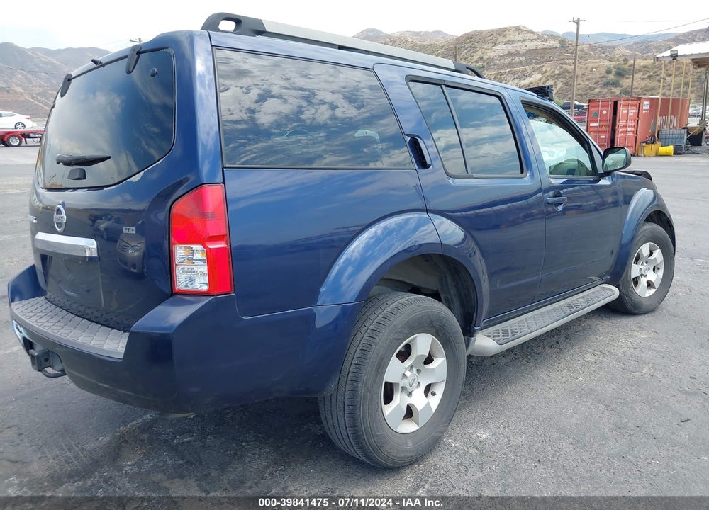 2010 NISSAN PATHFINDER S FE+ VIN: 5N1AR1NN0AC601778