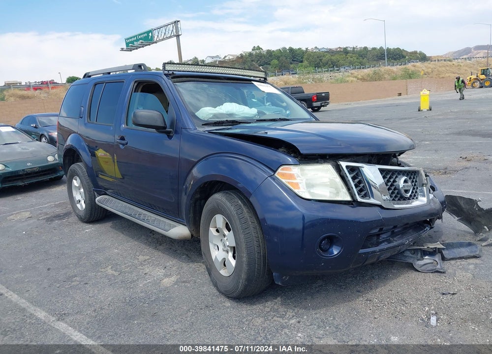 2010 NISSAN PATHFINDER S FE+ VIN: 5N1AR1NN0AC601778