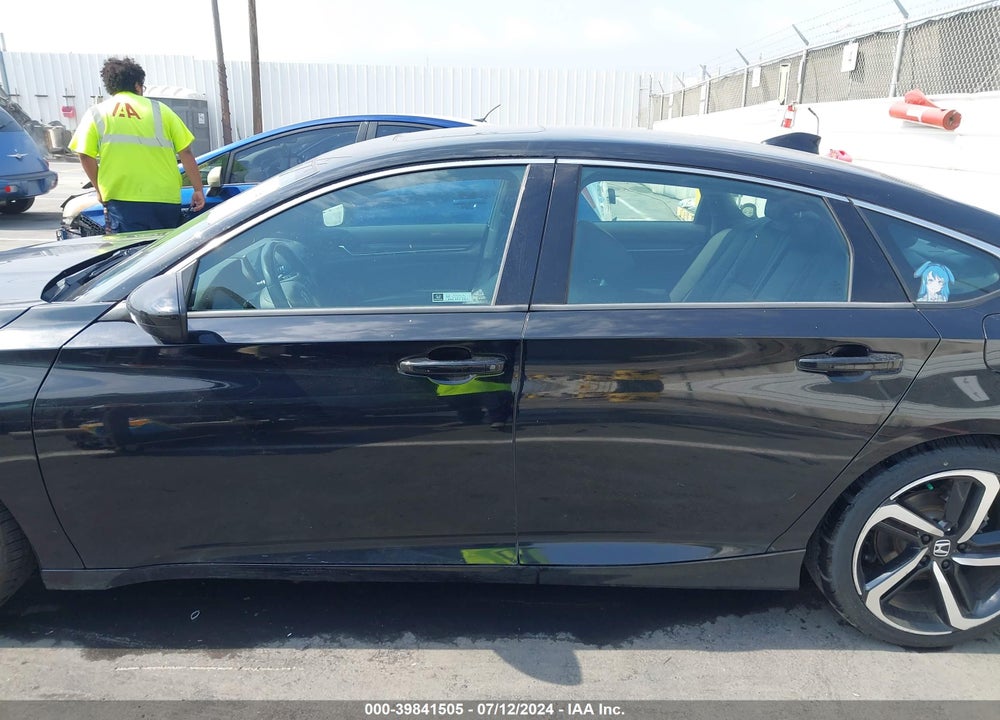 2018 HONDA ACCORD SPORT 2.0T VIN: 1HGCV2F31JA025448