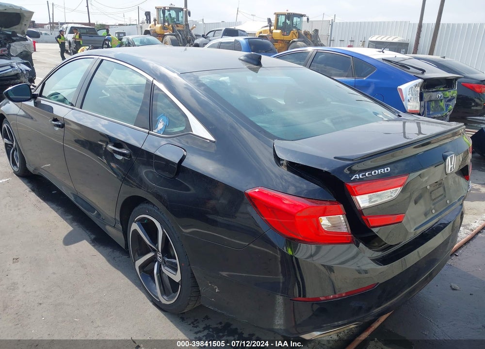 2018 HONDA ACCORD SPORT 2.0T VIN: 1HGCV2F31JA025448