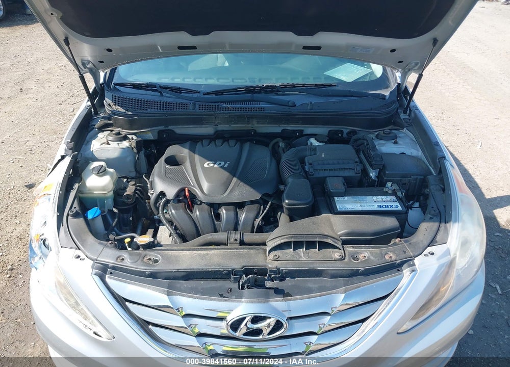 2012 HYUNDAI SONATA SE VIN: 5NPEC4AC4CH410935
