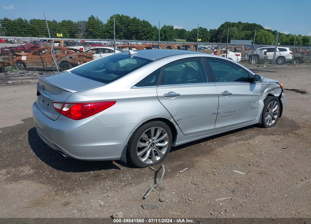 2012 HYUNDAI SONATA SE VIN: 5NPEC4AC4CH410935
