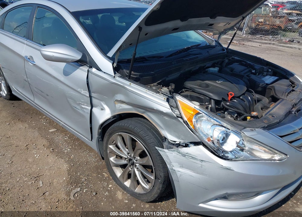 2012 HYUNDAI SONATA SE VIN: 5NPEC4AC4CH410935