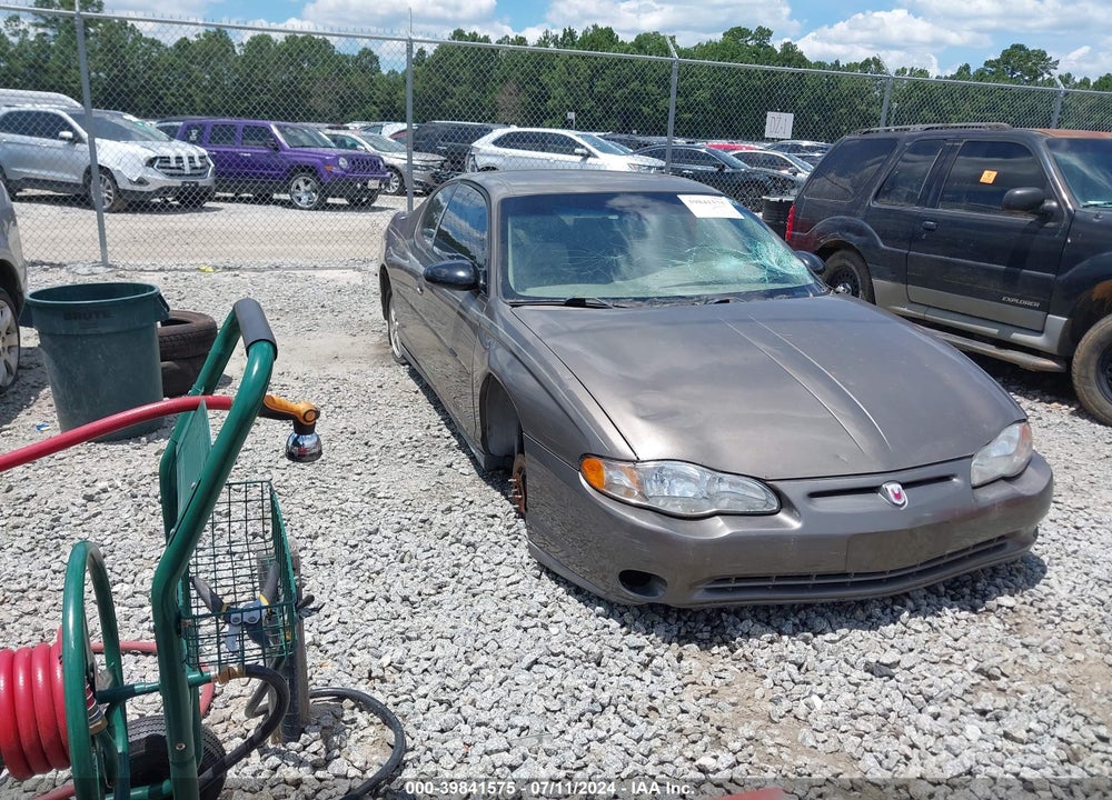 2002 CHEVROLET MONTE CARLO LS VIN: 2G1WW12EX29259619
