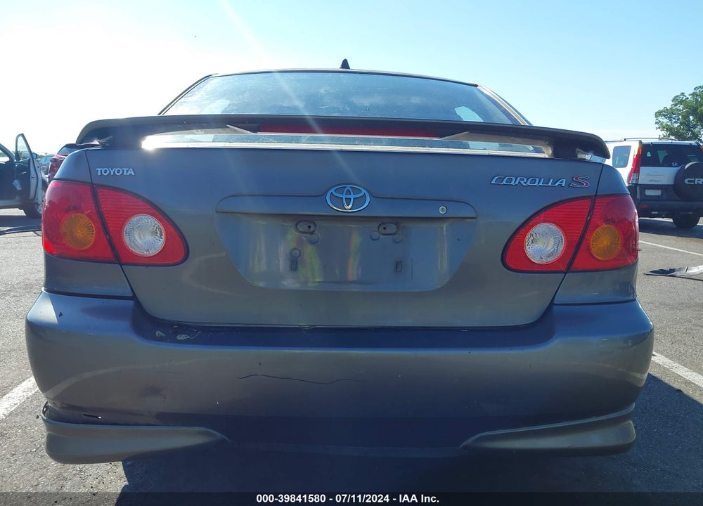 2003 TOYOTA COROLLA S VIN: 2T1BR32E23C148721