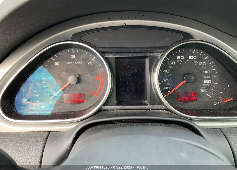 2009 AUDI Q7 3.0 TDI VIN: WA1CM74L69D035043