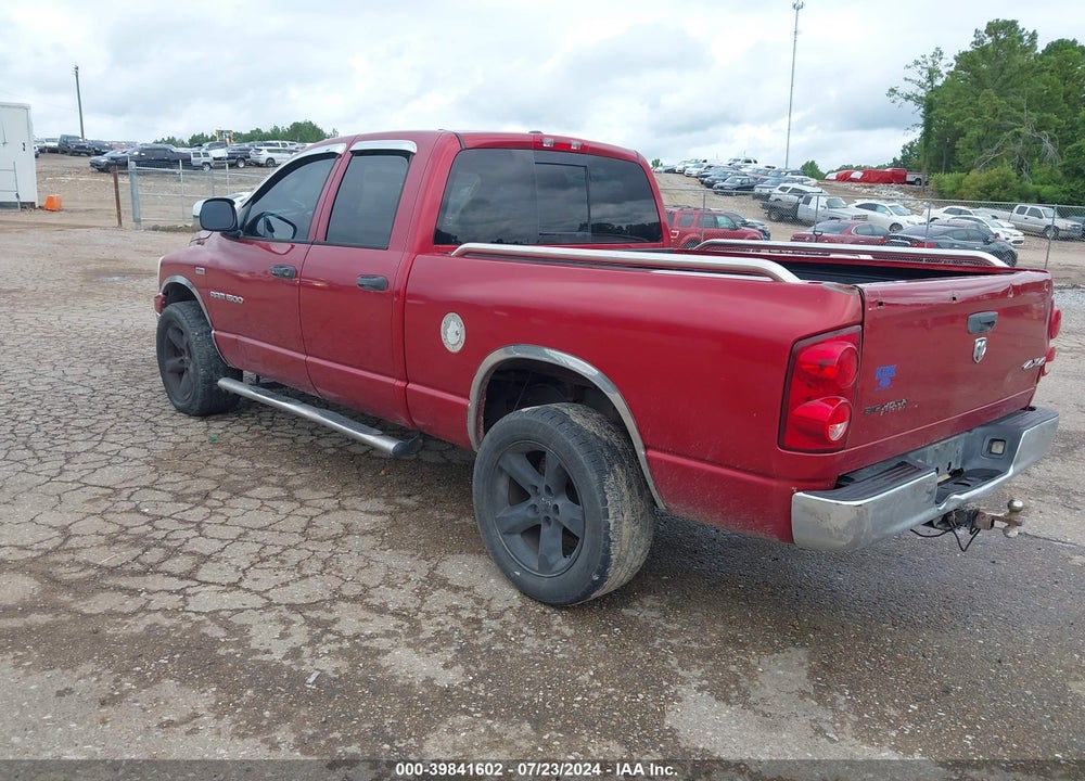2007 DODGE RAM 1500 SLT/TRX4 OFF ROAD/SPORT VIN: 1D7HU18237S231918