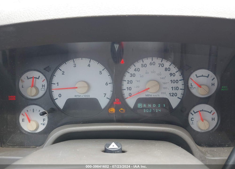 2007 DODGE RAM 1500 SLT/TRX4 OFF ROAD/SPORT VIN: 1D7HU18237S231918