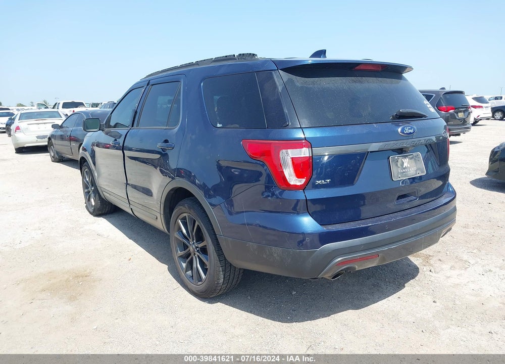 2017 FORD EXPLORER XLT VIN: 1FM5K7D86HGC20217