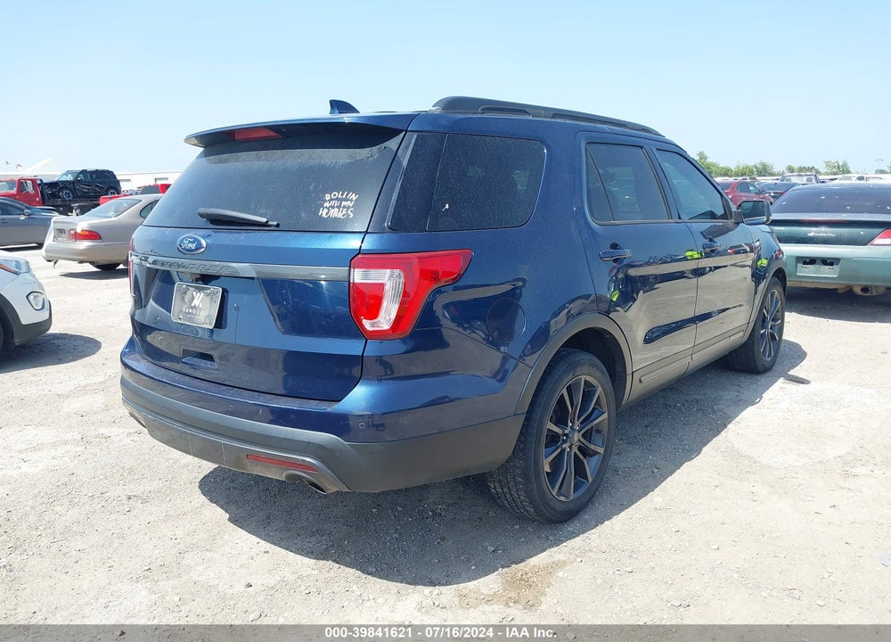 2017 FORD EXPLORER XLT VIN: 1FM5K7D86HGC20217
