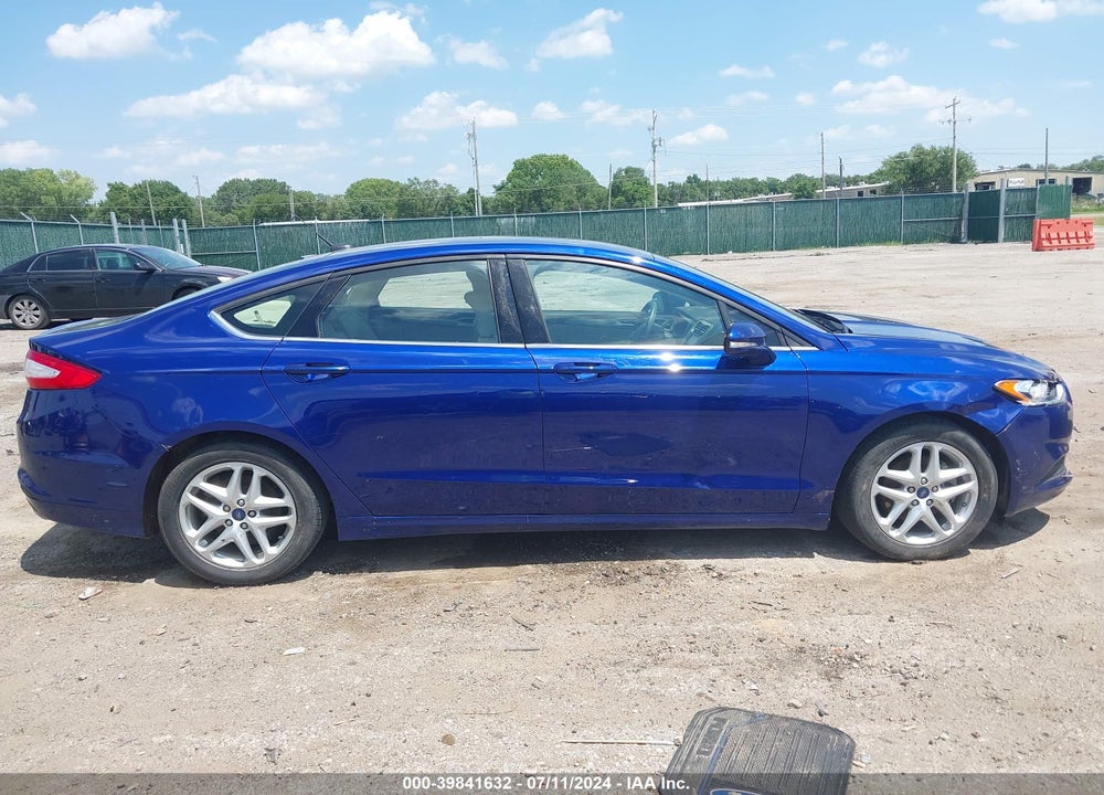 2016 FORD FUSION SE VIN: 3FA6P0H75GR396398