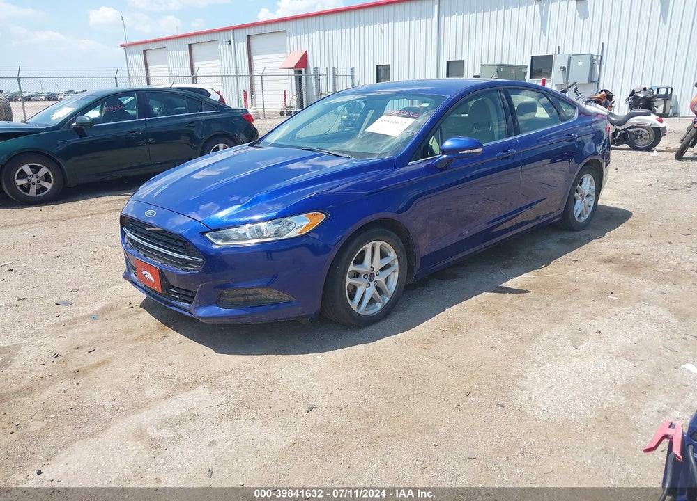 2016 FORD FUSION SE VIN: 3FA6P0H75GR396398