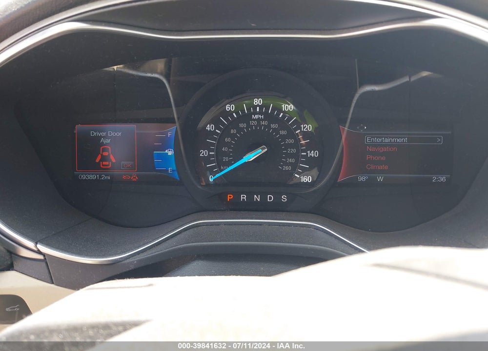 2016 FORD FUSION SE VIN: 3FA6P0H75GR396398