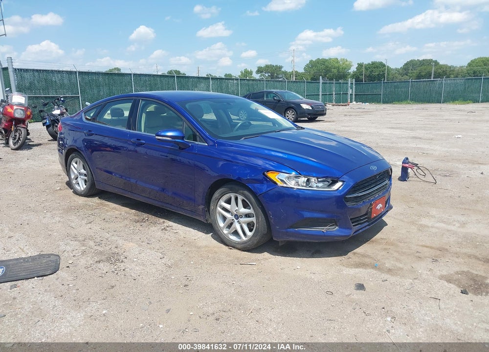 2016 FORD FUSION SE VIN: 3FA6P0H75GR396398