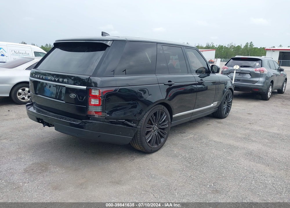 2017 LAND ROVER RANGE ROVER 3.0L V6 SUPERCHARGED HSE VIN: SALGS2FVXHA361953