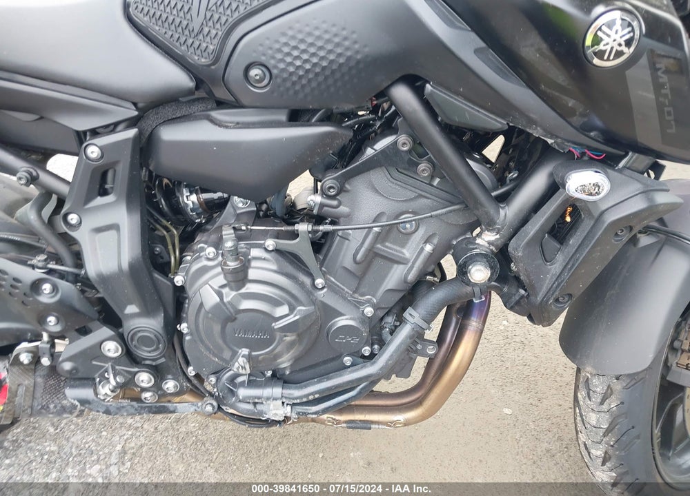 2022 YAMAHA MT07 VIN: JYARM32E1NA005405