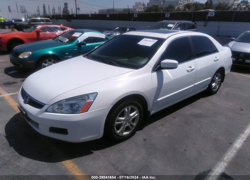 2007 HONDA ACCORD 2.4 EX VIN: 1HGCM56877A113476