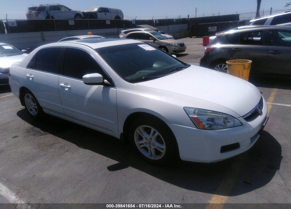 2007 HONDA ACCORD 2.4 EX VIN: 1HGCM56877A113476