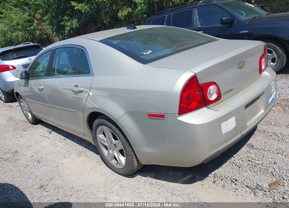2012 CHEVROLET MALIBU LS VIN: 1G1ZB5E07CF186296