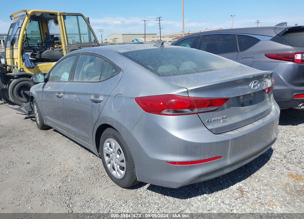 2017 HYUNDAI ELANTRA SE VIN: 5NPD74LF1HH203269