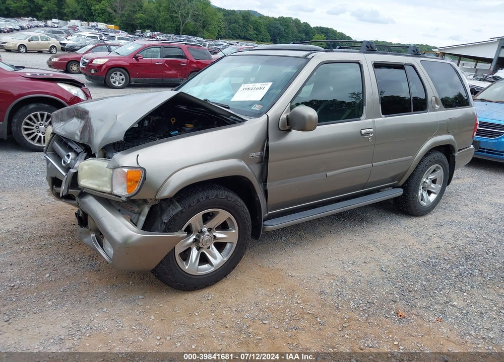2004 NISSAN PATHFINDER LE PLATINUM VIN: JN8DR09X54W807418
