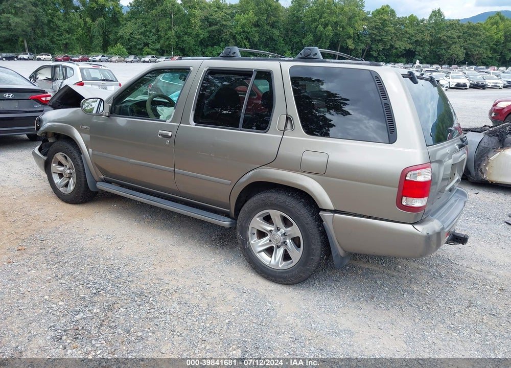 2004 NISSAN PATHFINDER LE PLATINUM VIN: JN8DR09X54W807418