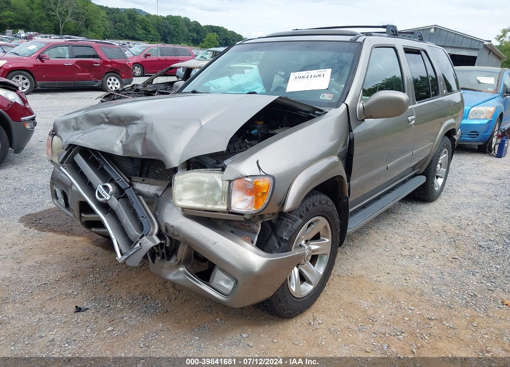 2004 NISSAN PATHFINDER LE PLATINUM VIN: JN8DR09X54W807418