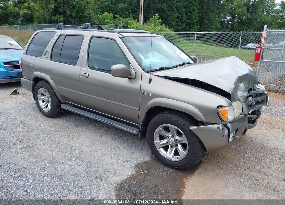 2004 NISSAN PATHFINDER LE PLATINUM VIN: JN8DR09X54W807418