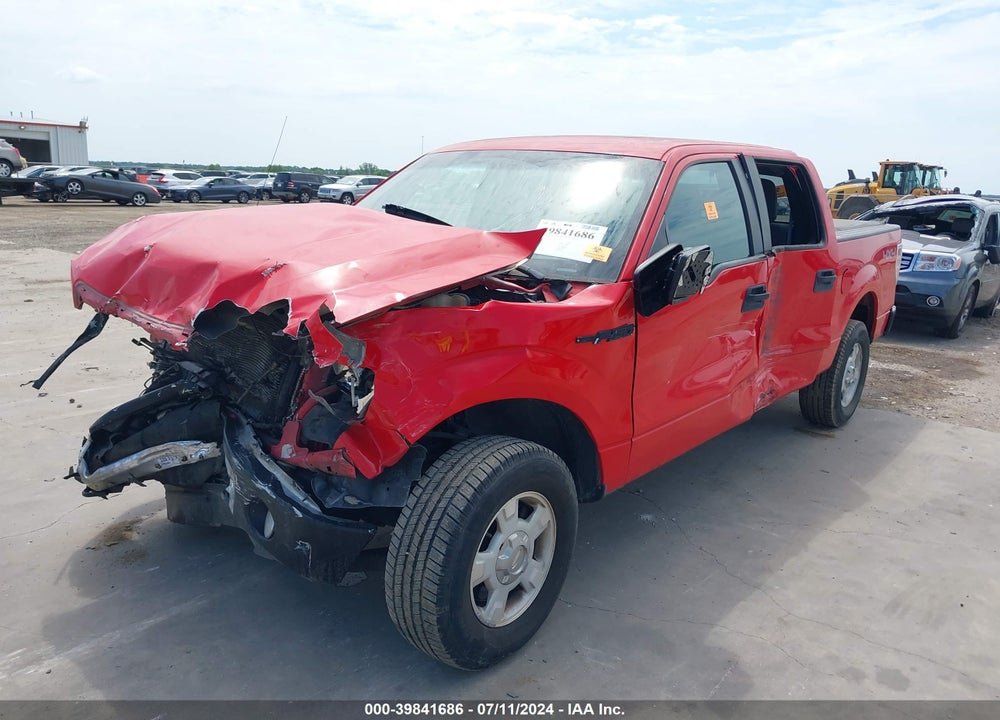 2012 FORD F-150 XLT VIN: 1FTFW1EF9CKD18641
