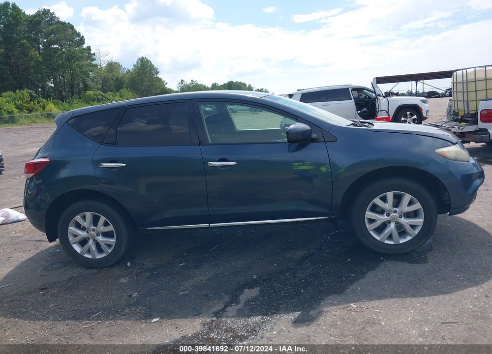 2012 NISSAN MURANO S VIN: JN8AZ1MU9CW112489