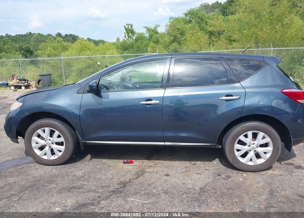 2012 NISSAN MURANO S VIN: JN8AZ1MU9CW112489