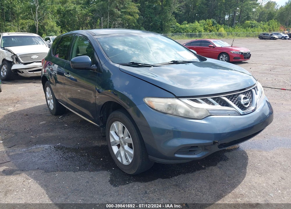 2012 NISSAN MURANO S VIN: JN8AZ1MU9CW112489
