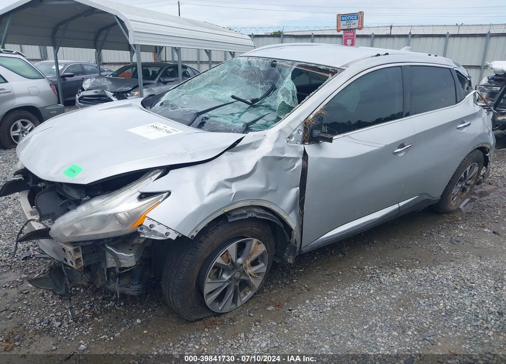 2017 NISSAN MURANO SL VIN: 5N1AZ2MG1HN170701