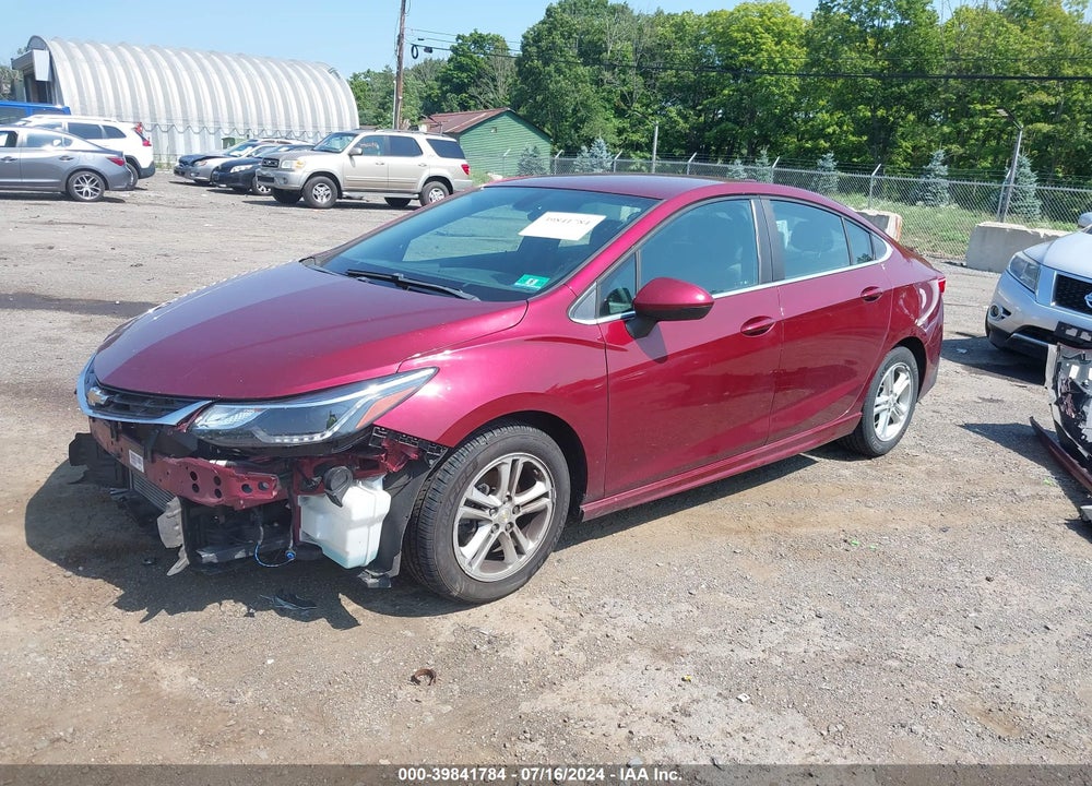 2016 CHEVROLET CRUZE LT AUTO VIN: 1G1BE5SM4G7299106