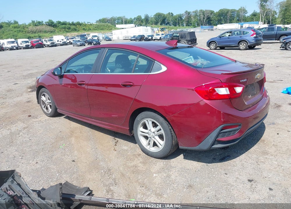2016 CHEVROLET CRUZE LT AUTO VIN: 1G1BE5SM4G7299106