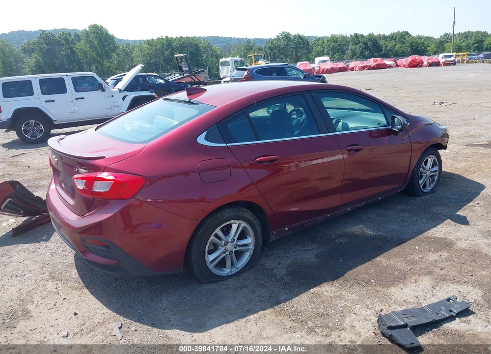 2016 CHEVROLET CRUZE LT AUTO VIN: 1G1BE5SM4G7299106