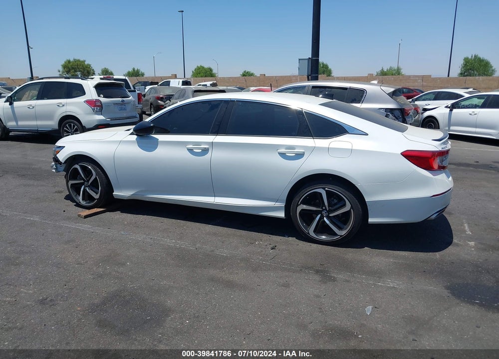 2022 HONDA ACCORD SPORT VIN: 1HGCV1F3XNA093313