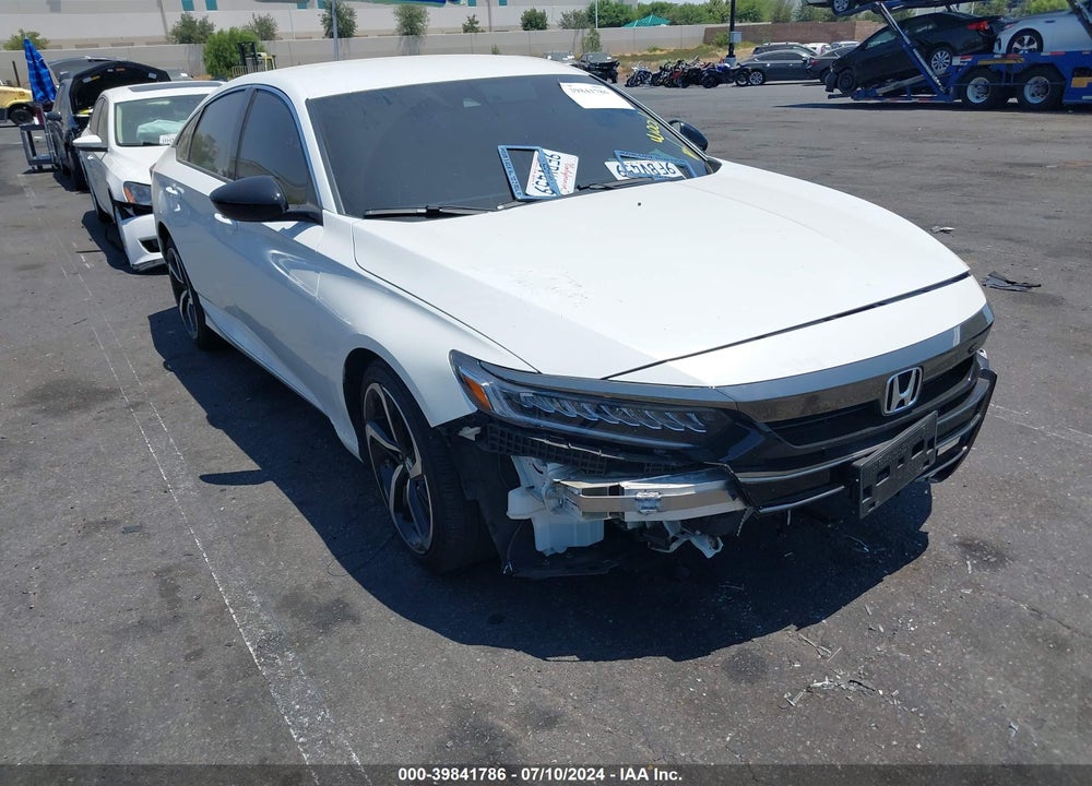 2022 HONDA ACCORD SPORT VIN: 1HGCV1F3XNA093313
