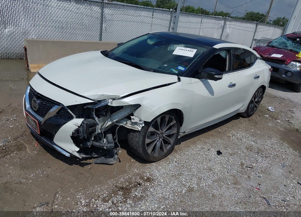2021 NISSAN MAXIMA PLATINUM XTRONIC CVT VIN: 1N4AA6FV4MC504956