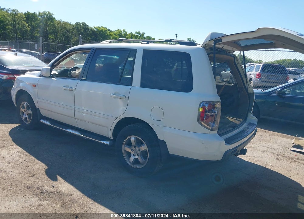2008 HONDA PILOT EX-L VIN: 5FNYF18548B003763
