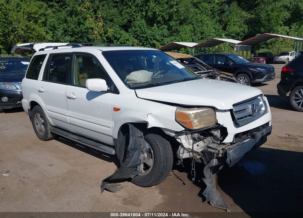 2008 HONDA PILOT EX-L VIN: 5FNYF18548B003763