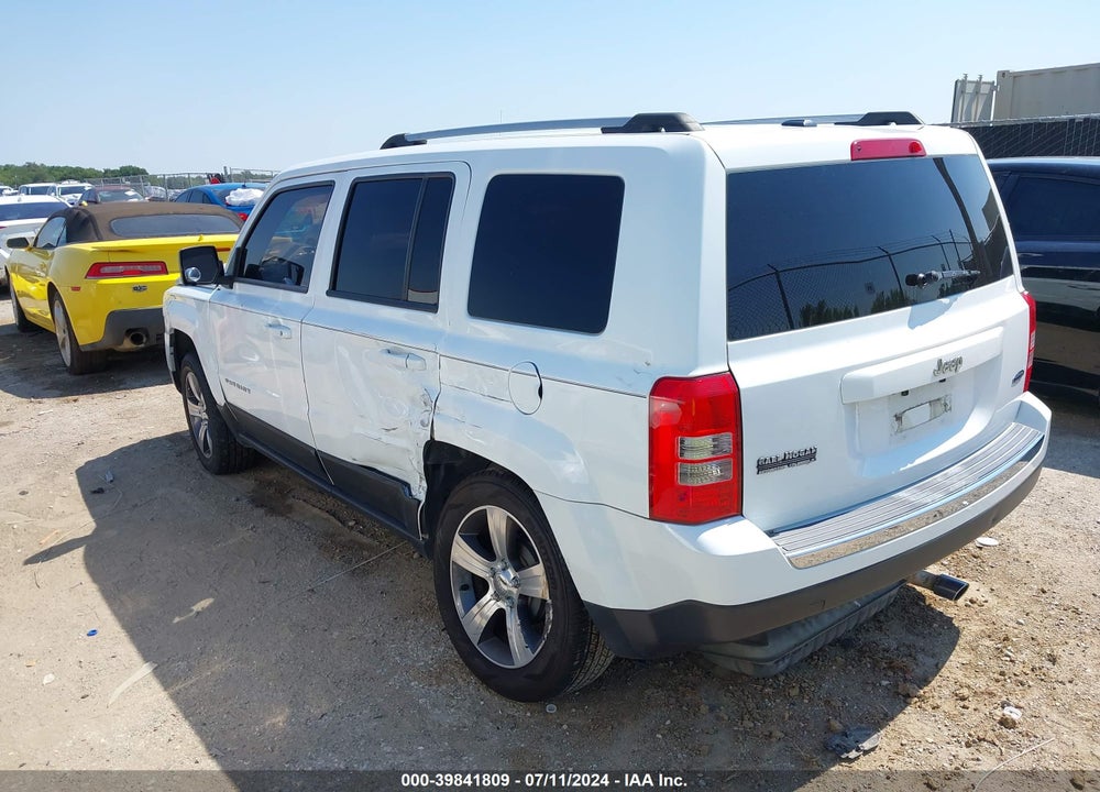 2016 JEEP PATRIOT HIGH ALTITUDE EDITION VIN: 1C4NJPFA0GD502974